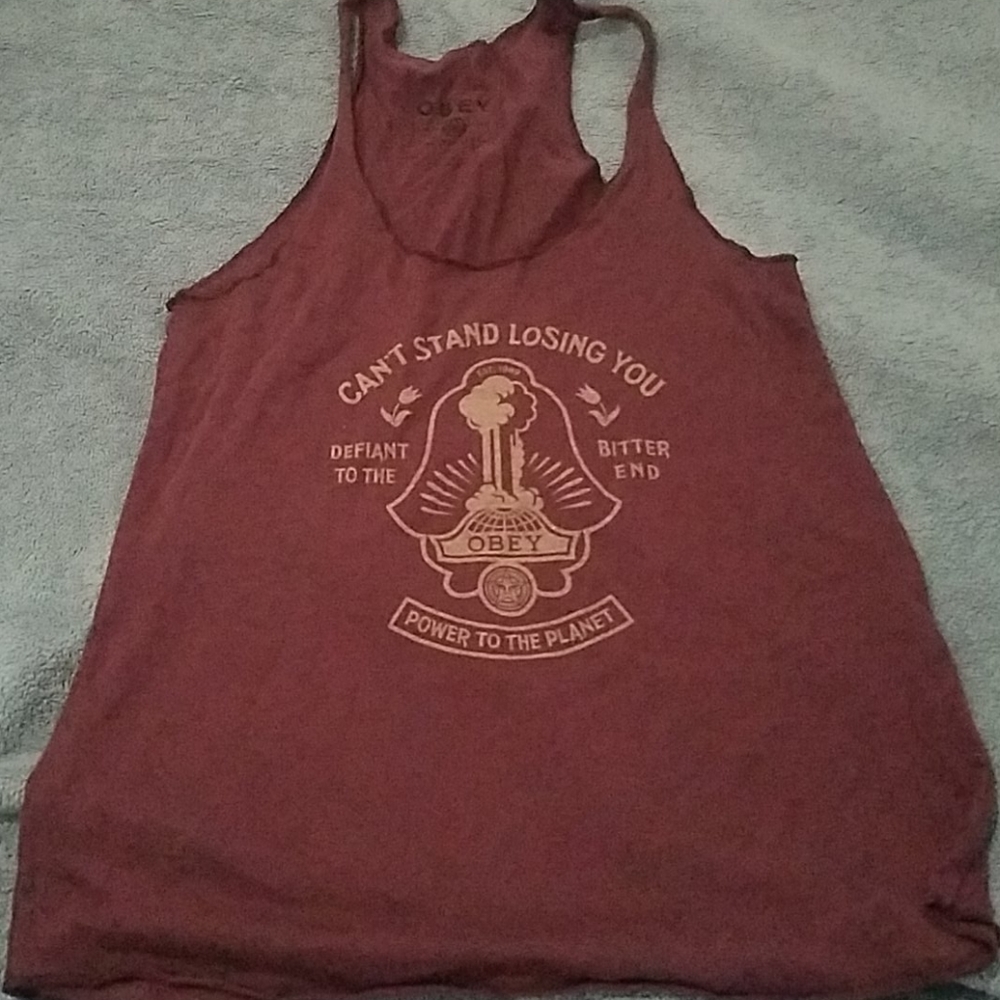 Cranberry racer back tank